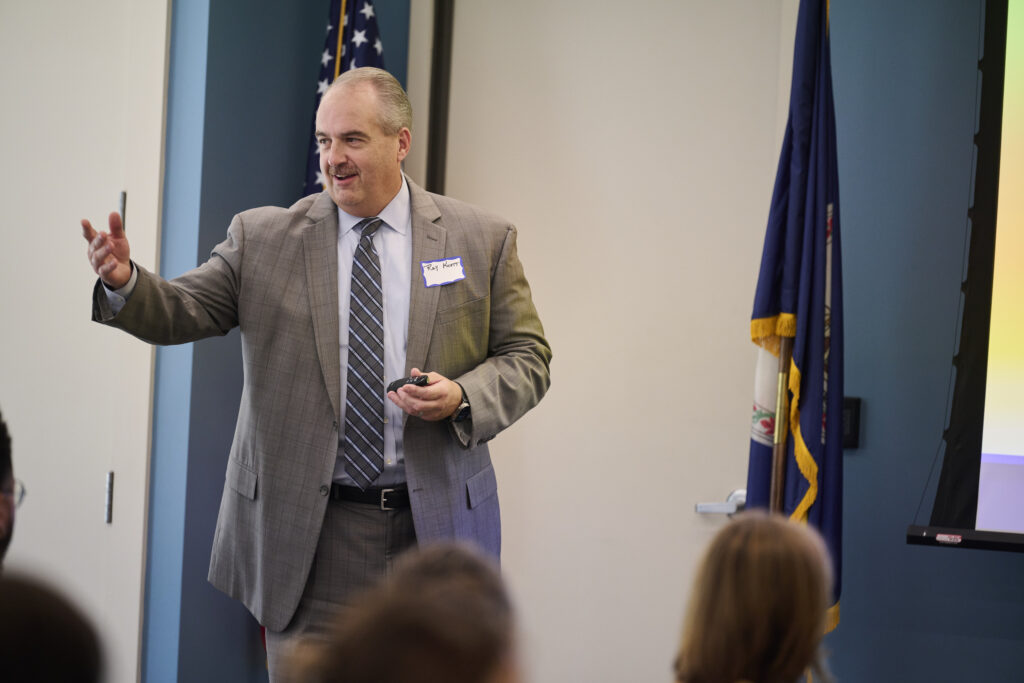 Ray Knott, GO Virginia Region 9 Council Member shares more about activities in the Piedmont region with area funders.